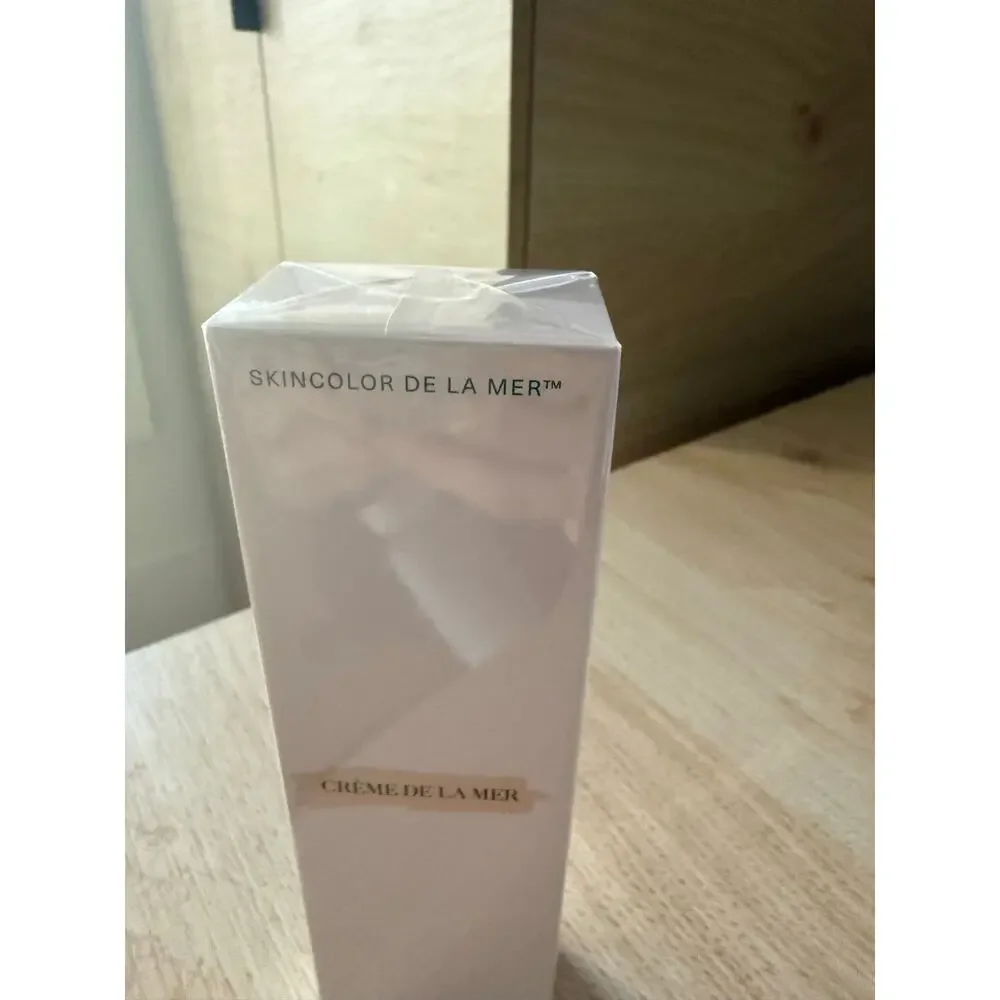 $95 New La Mer Skincolor The Angled Foundation Brush Luxury Makeup Brush Rare